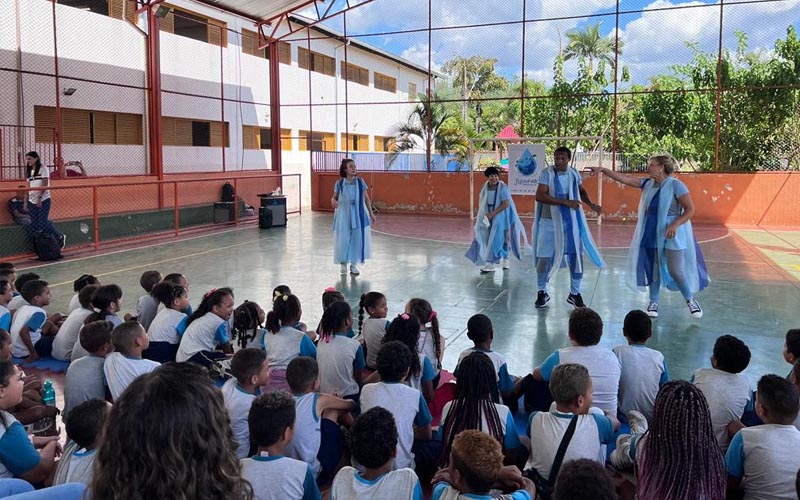 MR leva teatro para escolas no Dia Mundial da Água